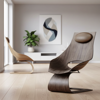 Banc individuel paramétrique personnalisé avec dossier, chaises de loisirs en bois massif pour intérieur et extérieur, idéal pour centres commerciaux