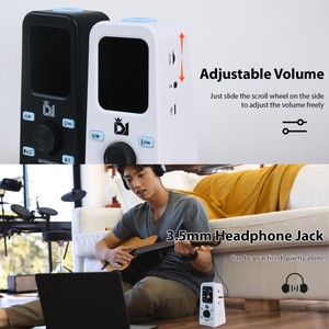 Dk điện tử nhịp BT loa có thể sạc lại màn hình LCD giọng hát nhịp cho mini Đàn <span class=keywords><strong>Piano</strong></span> Guitar trống guzheng kỹ thuật số nhịp - Product Image 3