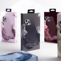 Étui magnétique en silicone liquide JOYPORODO V-S01 au design exclusif motif floral pour iPhone 14 15 16 17 Pro Max, coque en silicone couleur unie