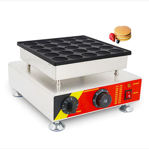 Mini Máquina para Hacer Panqueques y Waffles, Antiadherente, de Acero Inoxidable, Eléctrica - Product Image 1