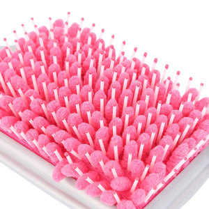 Hair Drying Comb <b>Rectangular</b> Plastic <b>Cushion</b> Brush For General Population Hair Styling Tool - Product Image 2
