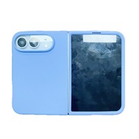 Coque de téléphone portable en silicone liquide magnétique pliable tout-en-un, très vendue, pour iPhone DUO