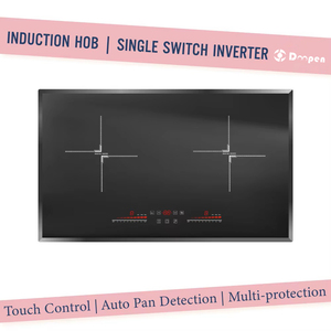 Cocina de inducción de doble cabezal Vertical de 220V, mesa de 4000W o cocina de inducción eléctrica de doble quemador de tipo incorporado - Product Image 5