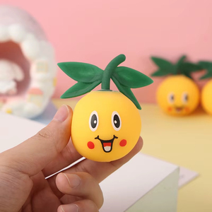 Bayberry Loquat Squishy <b>Toy</b> Realistic Fruit Stress Relief Rubber Squeeze Fidget for Office <b>Desk</b> Kids Adults - Product Image 3