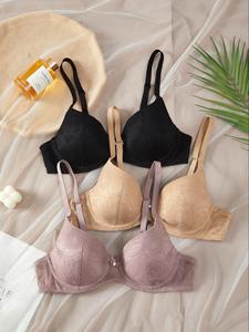 Mới đến 2025 phụ nữ áo ngực ren thiết kế với Bow Underwire Bra cho phụ nữ - Product Image 4