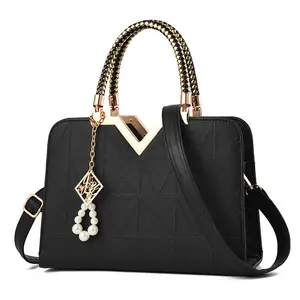 OEM836-1高品质奢华设计师PU皮革女士复古流行时尚女包新款钱包手袋
