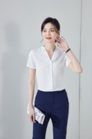 Chemise de travail élégante pour femme, uniforme professionnel pour réceptionniste d'hôtel