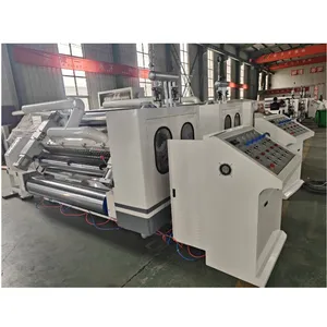 Corrugated 2 Ply Cardboard Roll Or Sheet Single Facer Corrugation Making Forming Machine