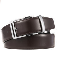 Nouveau Gros Logo Personnalisé Réversible À Double Usage Affaires Style Rotation Boucle Ceinture