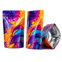 Sacs Mylar anti-odeur refermables à fermeture éclair, pochettes verticales, sacs en aluminium occultants, barrière anti-humidité pour le stockage alimentaire