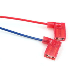 Kabel Harness Multi-Warna Kustom dengan Terminal Lepas Cepat Merah dan Terminal Spade untuk Pengkabelan Sinyal Daya Peralatan Mekanik - Product Image 4