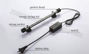 Quanlong T4 LED水族館アクセサリーライト水中海洋魚タンクランプ2列WRGB水族館魚タンク用 - Product Image 3