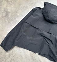 Veste bomber coupe-vent à col montant décontractée pour homme, hiver, 100% nylon, imperméable, double fermeture éclair, veste pour homme