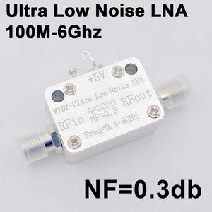 Amplificador LNA de Ultra Bajo Ruido de 100Mhz-6GHZ 20DB NF=0.3, Sistema Receptor de Señal RF, Amplificador de Potencia RF, Radio FM VHF UHF S L C - Product Image 1