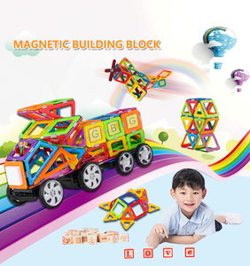 Jouets <span class=keywords><strong>Magnatiles</strong></span> blocs magnétiques de construction à vendre carreaux magnétiques ensemble de tuiles 3D jouets magnétiques pour garçons filles cadeaux - Product Image 5