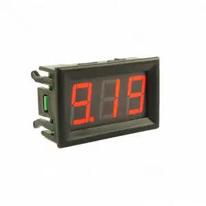 0.56" inch Digital Ammeter DC 0-9.99A Amp Meter Current Meter Powered by DC 4-30V Ampere Tester Monitor Red LED Display
