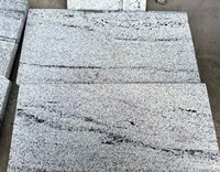 Dalles de granit gris et blanc brossé, écologiques et naturelles, de style moderne, directement de l'usine TY, pour comptoirs de cuisine et sols de villas et parcs, Shandong