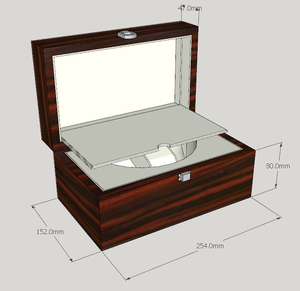 Scatola regalo di legno di sandalo di lusso produttore personalizzato stile nautico scatola di orologio in legno per uso aziendale - Product Image 3