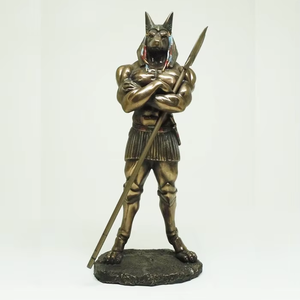 รูปปั้นทองสัมฤทธิ์ขนาดเท่าชีวิตฟาโรห์อียิปต์โบราณสำหรับตกแต่งบ้าน - Product Image 3