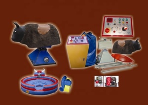 Jouet gonflable mécanique <span class=keywords><strong>de</strong></span> rodéo <span class=keywords><strong>de</strong></span> taureau pour adultes, jeu <span class=keywords><strong>de</strong></span> sport pour animaux, taille 5m, garantie 3 ans, souffleur certifié CE - Product Image 6