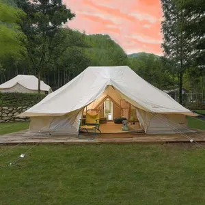 Barraca de safari em tela personalizada, hotel, luxo, tenda, glamping, hotel