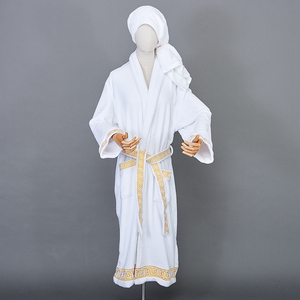 Wholesale Hotel Luxury Thermal Plus Size Coral Velvet Bathrobe Spa <strong>Robe</strong> <strong>Beauty</strong> Salon Night-<strong>robe</strong> Warm <strong>Robe</strong> Embroidery Customized - Product Image 1