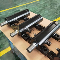 Système de bras de levage lourd pour chargeuse sur pneus, course longue, support de charge robuste, structure en acier haute résistance, montage à œil, vérin hydraulique