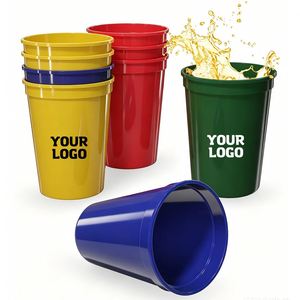 Vaso de Plástico Impreso con Logotipo para Estadios, Duradero, para Eventos Deportivos, Regalo Promocional, Vasos Personalizados Esmerilados - Product Image 1