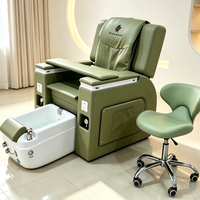 Fauteuil de pédicure spa Whirlpool électrique inclinable pour manucure et massage des pieds, avec bassin de bain de pieds et robinet, pour salon, vente en gros, OEM