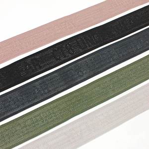 Factory Direct Sale Comfortable Underwear Boxer Waistband Crochet Jacquard Elastic Band - Product Image 2