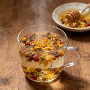 Té de Flores Naturales de Primera Calidad, Flor de Albizia Seca, He Huan Hua, Té Herbal a Granel, 500g/bolsa - Product Image 4