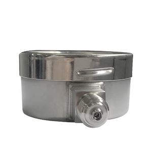 올 스테인리스 스틸 140psi 1MPa 글리세린 충전식 하부 연결형 진공 유압 게이지 압력계 - Product Image 4