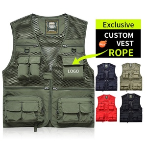 Chaleco <span class=keywords><strong>Multibolsillos</strong></span> para Pesca, Senderismo, Reportaje, Fotografía, Camping y Caza - Product Image 5