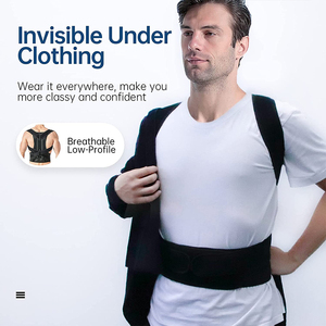 Correcteur de posture ajustable en tissu maillé avec <span class=keywords><strong>soutien</strong></span> dorsal pour adultes - Product Image 5