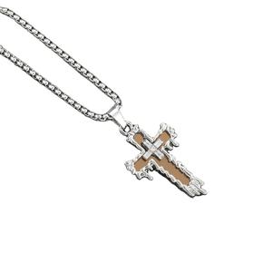 À la mode masculin Hip Hop segmenté croix Alternative jeunesse Culture cadeau collier ras du cou pour Punk sous-culture accessoire de mode - Product Image 1