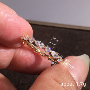 Anello Geometrico a Forma di Marquise, Stile Minimalista per Donne - Product Image 4