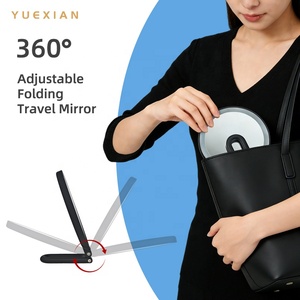 Espejo de Maquillaje Plegable de 360 Grados, Espejo de Mano y de Mesa, Espejo de Viaje Portátil - Product Image 2