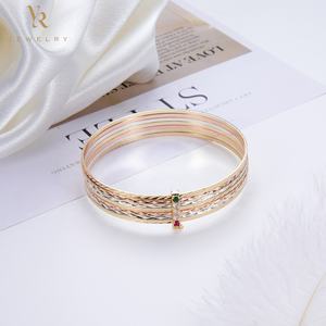 Gioielli cattolici tricolore 7 giorni 14k 18k oro riempito braccialetti religiosi in oro con ciondoli bracciali Semanario messicani - Product Image 4