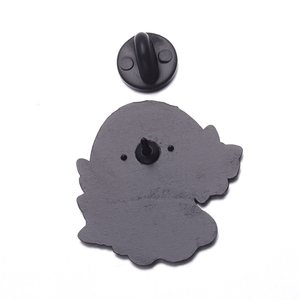 Halloween citrouille Boo émail broches champignon fleur broche revers Badge drôle dur broches en gros sac à dos bijoux cadeau pour les amis - Product Image 3