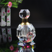 Groothandel Luxe Roze Helder Kristal Parfumflesjes 3Ml 6Ml 12Ml Maten Met Verpakking Voor Valentijn Geschenken Andere Kristallen Ambachten