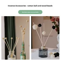Diffuseur d'arômes sans flamme en rotin artistique transfrontalier, désodorisant, parfum floral, accessoires de parfum