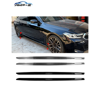 Jupes latérales AMP-Z GT G32 Noir Brillant pour BMW Série 6 GT G32 M Sport 2017+ Accessoires Auto