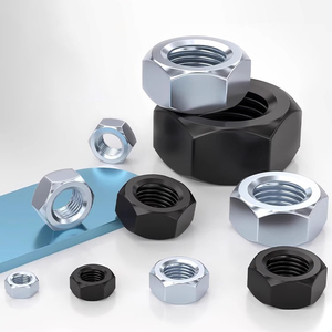 Écrou hexagonal M6M8M10M12-M72 <span class=keywords><strong>noir</strong></span> de fixation de haute qualité avec Din934 pour l'exploitation minière avec tête hexagonale - Product Image 1