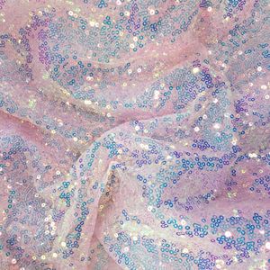 Spot crypté 3mm Sequin <span class=keywords><strong>Tissu</strong></span> Polyester <span class=keywords><strong>Tissu</strong></span> pour Nappe Mur <span class=keywords><strong>Tissu</strong></span> Robe De Mariée De Mariage Banquet Restaurant - Product Image 1