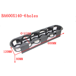 Plateaux pour pots de pépinière 1 fente 6 trous Pots de semis durables et résistants Plateaux de transport de <span class=keywords><strong>navette</strong></span>-Plateau mobile pour pots de fleurs - Product Image 2