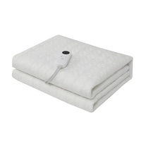 Chauffe-lit électrique King Size, 3 niveaux de chaleur, lavable, coussin chauffant pour matelas, literie d'hiver