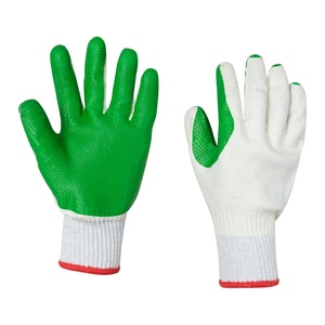 Antideslizante China Venta al por mayor Trabajo DE TRABAJO Guantes de película revestidos verdes y blancos para el trabajo - Product Image 1