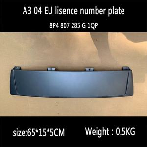Support de <span class=keywords><strong>plaque</strong></span> d'<span class=keywords><strong>immatriculation</strong></span> avant pour AUDI A3 2004-2008, version européenne, installation non destructive, référence OE 8P4807285G1QP - Product Image 3