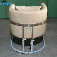 Fauteuil de manucure Kisen confortable et élégant, couleur personnalisable, pour salon, maison ou table de manucure, ensemble de meubles