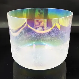 Q're Natural Gems Singing Bowl Crystal Customized Alchemy Clear Quartz Crystal Singing Bowls Crystal Sound Bowl